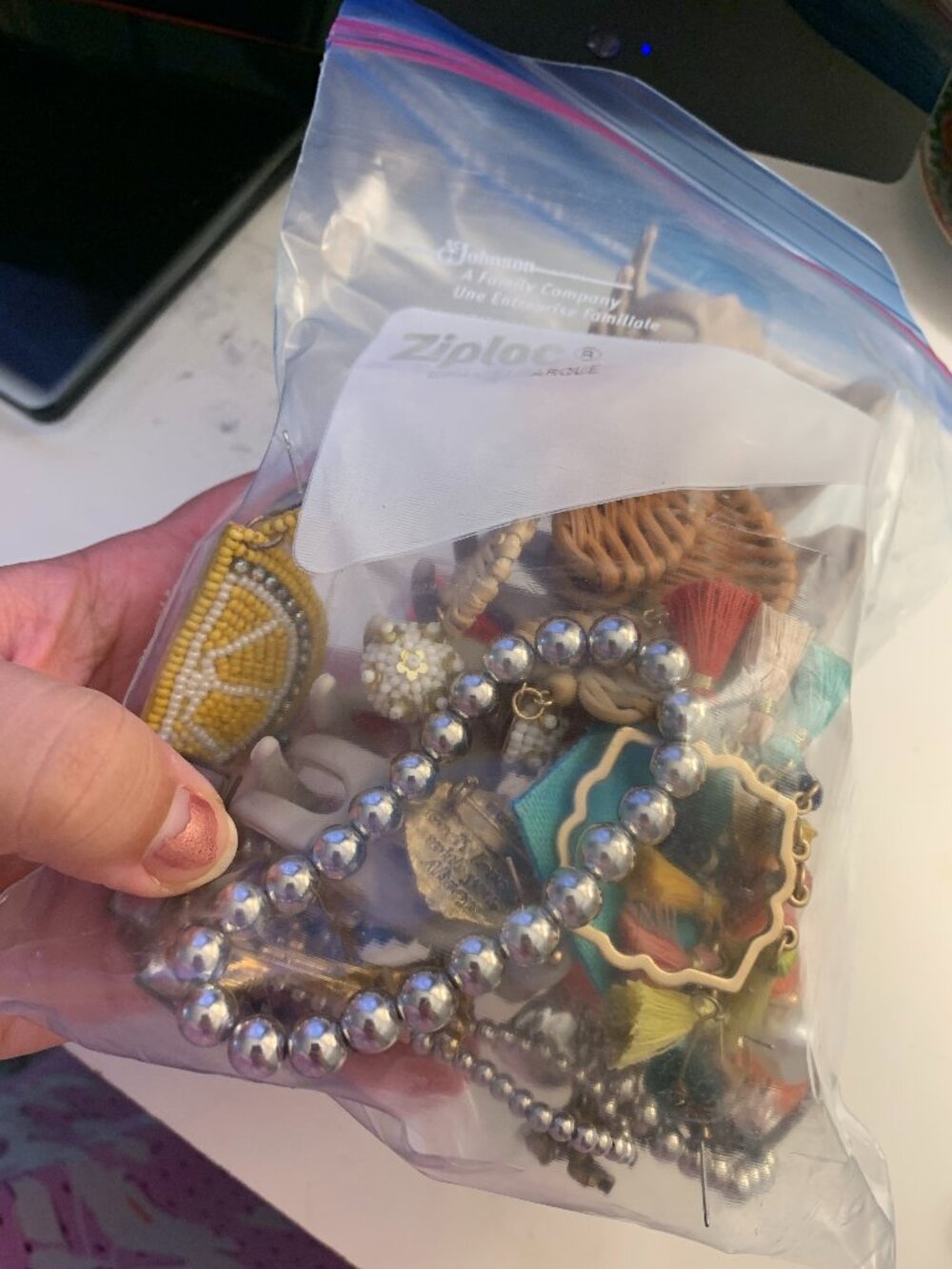Assorted Grab Bag- Jewelry, Hair Clip, Beads